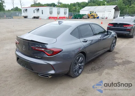 2023 Acura Tlx A-Spec Package из США, поврежденный, VIN 19UUB6F52PA001612